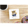 Teddy Bear TB(58) Ceramic Coaster - 10cm