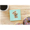 Teddy Bear TB(82) Ceramic Coaster - 10cm