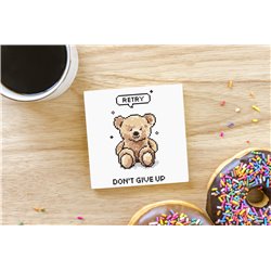 Teddy Bear TB(83) Ceramic Coaster - 10cm