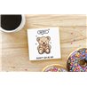 Teddy Bear TB(83) Ceramic Coaster - 10cm