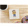 Teddy Bear TB(89) Ceramic Coaster - 10cm