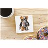 Teddy Bear TB(106) Ceramic Coaster - 10cm
