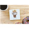 Teddy Bear TB(111) Ceramic Coaster - 10cm
