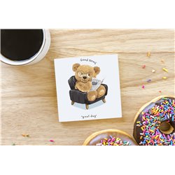 Teddy Bear TB(112) Ceramic Coaster - 10cm