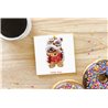 Teddy Bear TB(117) Ceramic Coaster - 10cm