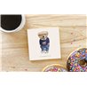 Teddy Bear TB(126) Ceramic Coaster - 10cm