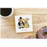 Teddy Bear TB(130) Ceramic Coaster - 10cm