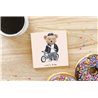 Teddy Bear TB(135) Ceramic Coaster - 10cm