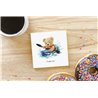 Teddy Bear TB(156) Ceramic Coaster - 10cm