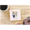 Teddy Bear TB(157) Ceramic Coaster - 10cm