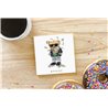 Teddy Bear TB(170) Ceramic Coaster - 10cm