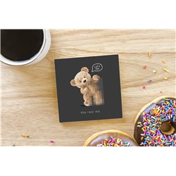 Teddy Bear TB(180) Ceramic Coaster - 10cm