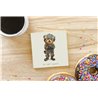 Teddy Bear TB(187) Ceramic Coaster - 10cm