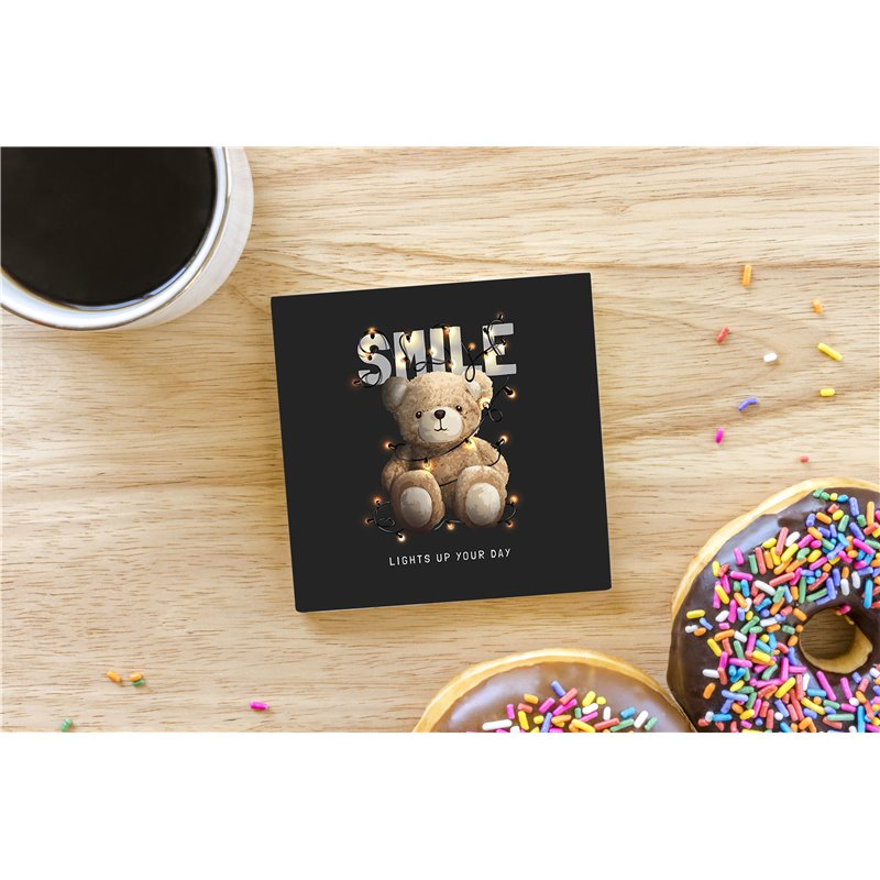 Teddy Bear TB(188) Ceramic Coaster - 10cm