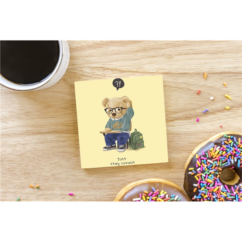 Teddy Bear TB(193) Ceramic Coaster - 10cm