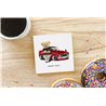 Teddy Bear TB(197) Ceramic Coaster - 10cm