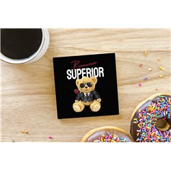 Teddy Bear TB(199) Ceramic Coaster - 10cm