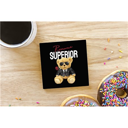 Teddy Bear TB(199) Ceramic Coaster - 10cm