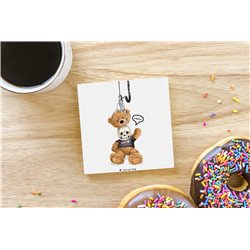 Teddy Bear TB(200) Ceramic Coaster - 10cm