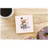 Teddy Bear TB(205) Ceramic Coaster - 10cm
