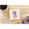 Teddy Bear TB(207) Ceramic Coaster - 10cm
