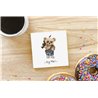 Teddy Bear TB(212) Ceramic Coaster - 10cm