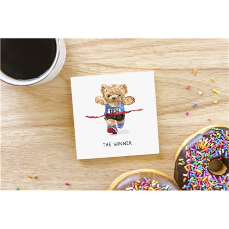 Teddy Bear TB(226) Ceramic Coaster - 10cm