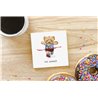Teddy Bear TB(226) Ceramic Coaster - 10cm