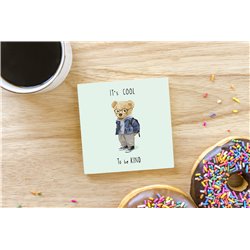 Teddy Bear TB(233) Ceramic Coaster - 10cm