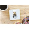 Teddy Bear TB(237) Ceramic Coaster - 10cm