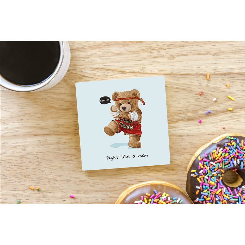Teddy Bear TB(242) Ceramic Coaster - 10cm