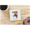 Teddy Bear TB(242) Ceramic Coaster - 10cm