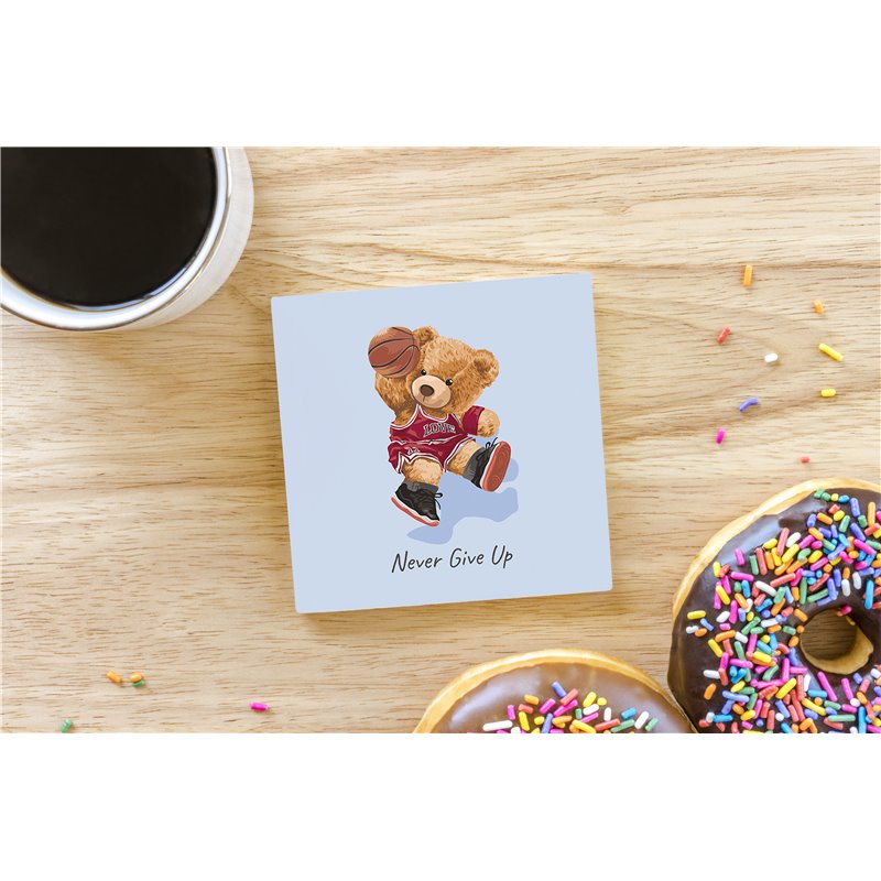 Teddy Bear TB(246) Ceramic Coaster - 10cm