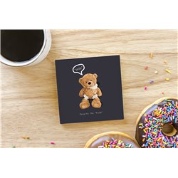 Teddy Bear TB(247) Ceramic Coaster - 10cm