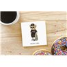 Teddy Bear TB(251) Ceramic Coaster - 10cm