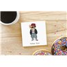 Teddy Bear TB(253) Ceramic Coaster - 10cm