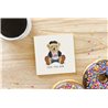Teddy Bear TB(255) Ceramic Coaster - 10cm