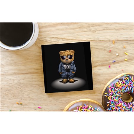 Teddy Bear TB(258) Ceramic Coaster - 10cm