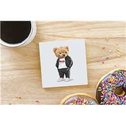 Teddy Bear TB(264) Ceramic Coaster - 10cm