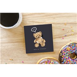 Teddy Bear TB(270) Ceramic Coaster - 10cm