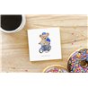 Teddy Bear TB(9) Ceramic Coaster - 10cm
