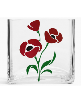 Short Glass Tank Vases